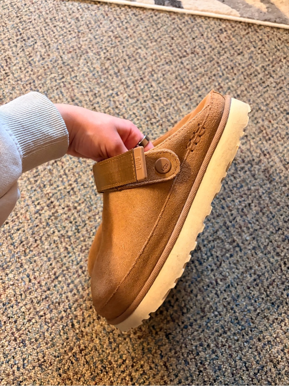 UGG womens  Tasman Slider in Chestnut Suede - Picture 3 of 6